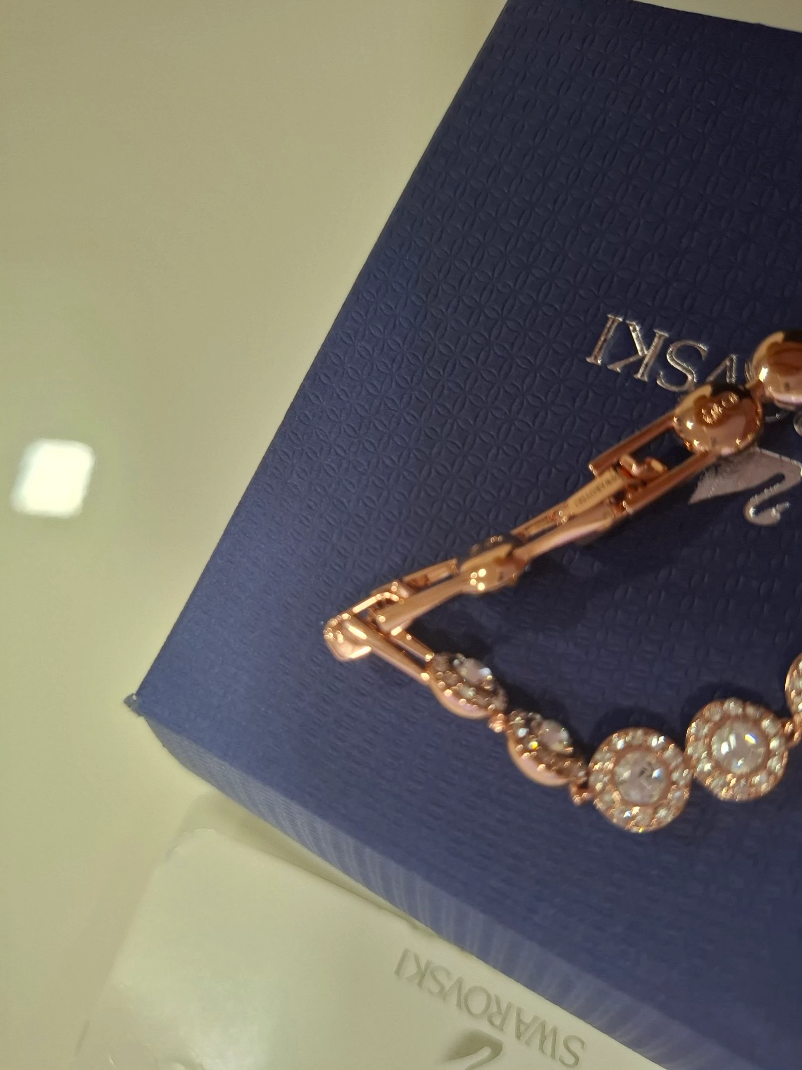 Pulseira Swarovski Angelic ouro rosa – photo 4